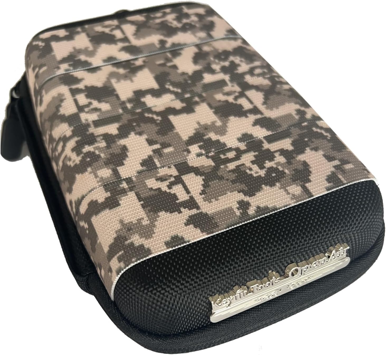 Keyfit Tools OpenAir CompactO Camo Every Day Carry Case for Men ~Free Up Your Pockets & Organize Your Life ~ Bag Strap High Use Items Cell Phones to The Outside ~Secure Elastic Straps Inside & Out