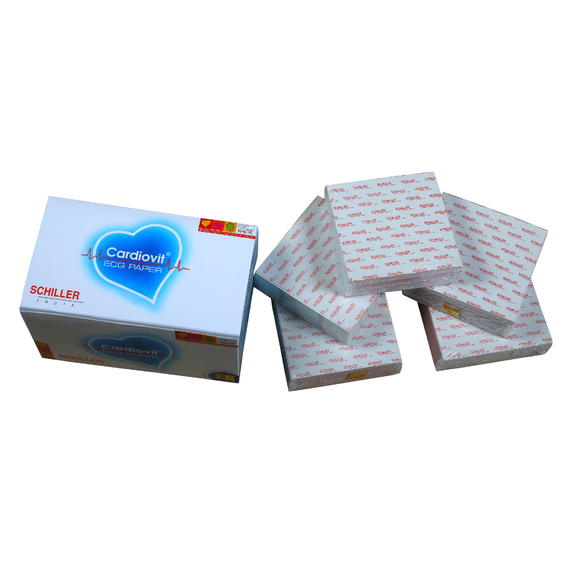 ECG Paper For CARDIOVIT AT-1 / SP-1 | SCHILLER ECG Paper | Length 90 mm And Height 90 mm | 400 Sheets - 5 Packs In One Box (B00578ND4A) Amazon Price History, Amazon Price Tracker