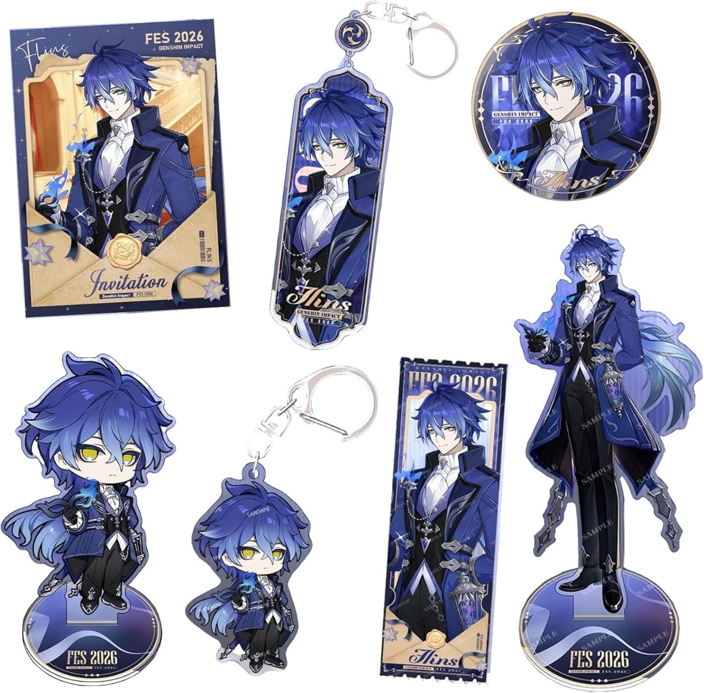 Amazon.co.jp: 原神 フリンズ 7点セット アクリルスタンド