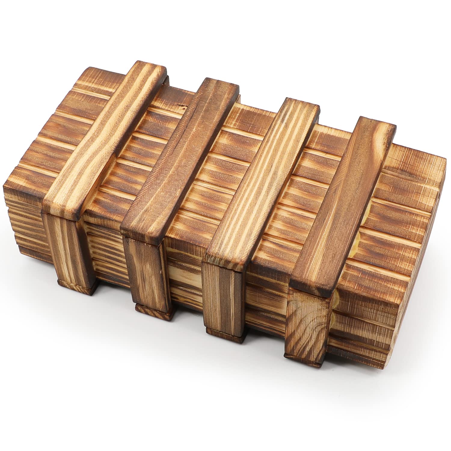 Scatole di puzzle con scomparto segreto, giocattoli magici in legno per bambini e adulti, per conservare buoni soldi gioielli