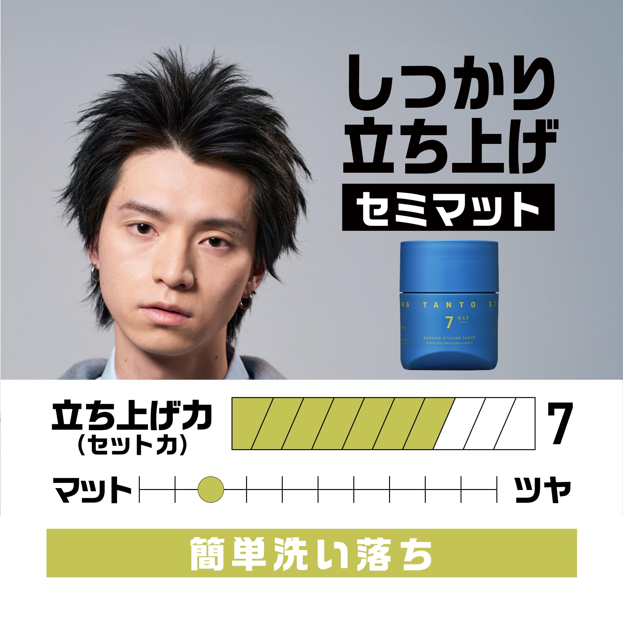 NAKANO STYLING WAX N°7 100g 6個セット Amazon.co.jp: [中野製薬 公式]ナカノ(NAKANO)【根元からしっかり立ち