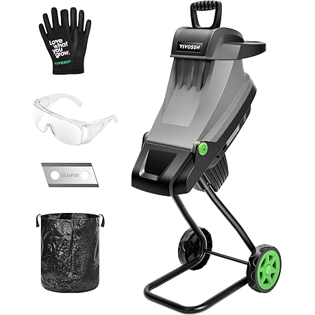 VIVOSUN Heavy-Duty Metal Shredder Machine for Efficient Recycling