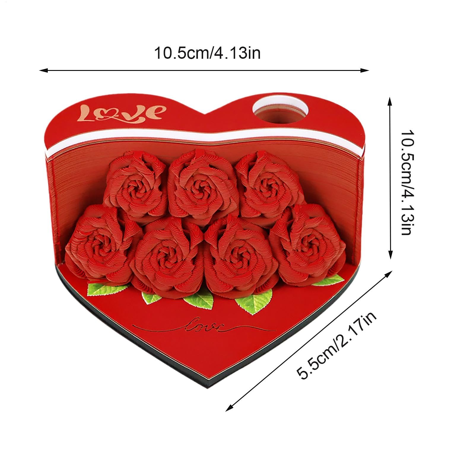 Bloc Mémo 3D 156 Feuilles Non Adhésives En Forme De Mémo 3D