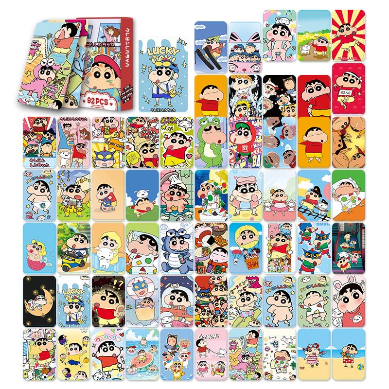 Amazon.co.jp: 92枚入りクレヨンしんちゃん KuromiLOMOカード