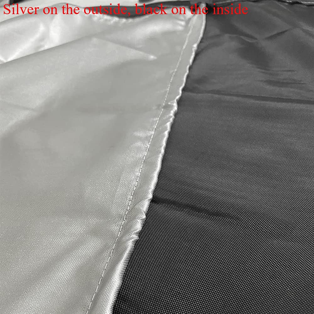 Copertura per telescopio, impermeabile, in tessuto Oxford 420D, per esterni, sole, antipolvere, mantello per mobili con coulisse regolabile (L: 150 x 85 cm)