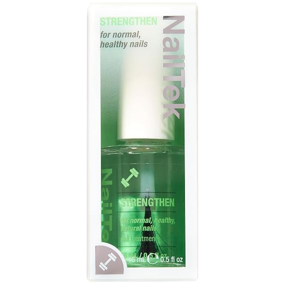 Nail Tek Nail Strengthener Formula 1 Strengthening Nail-Polish Treatment for Normal & Healthy Natural Nails Growth, 0.5 fl oz