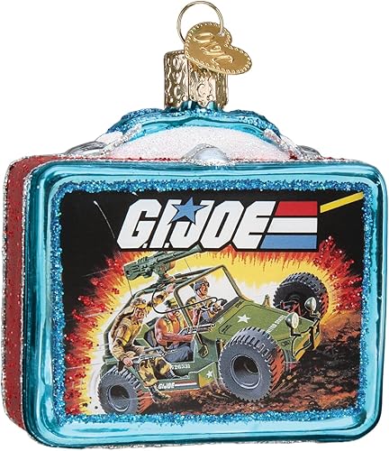 Old World Christmas G.I. Joe - Adorno de cristal soplado para árbol de Navidad