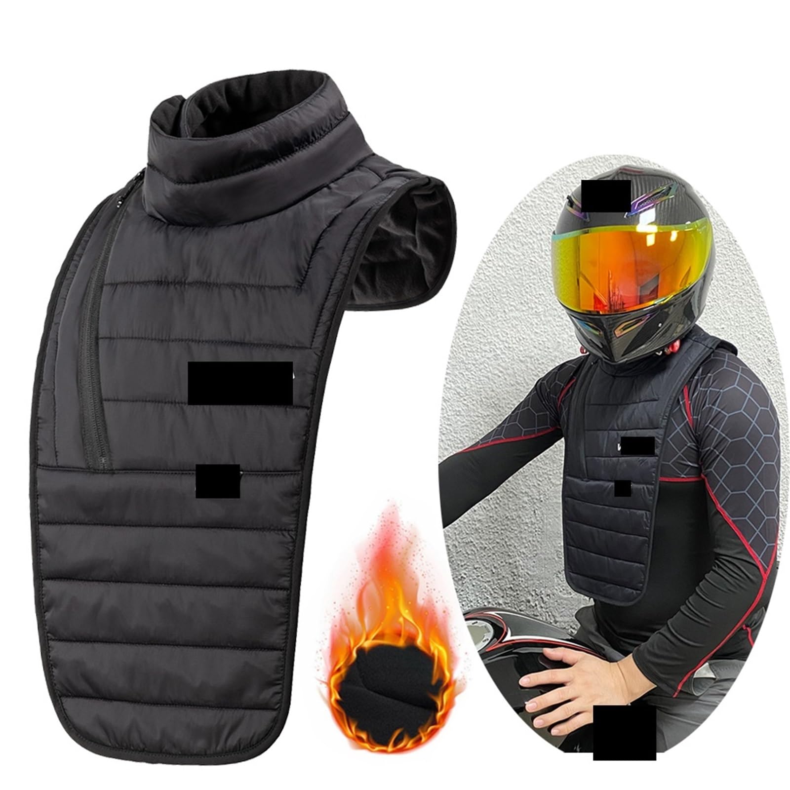 Hals Und Brustwärmer Winter Motorrad Hals Brust Wärmer Winddicht Warm Schal Balaclava Fleece Thermische Motocross Mantel Frauen Männer