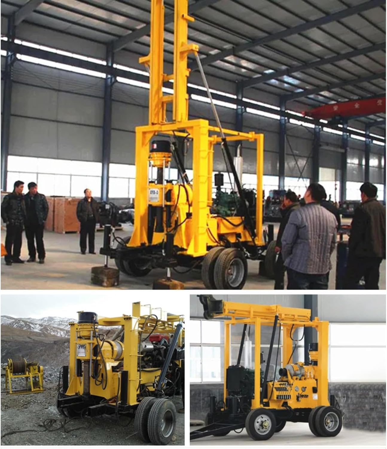 Core Drilling Machine Rig Portable Borehole Drill Equipment 100m Depth for Geological Exploration Rock Sampling Use