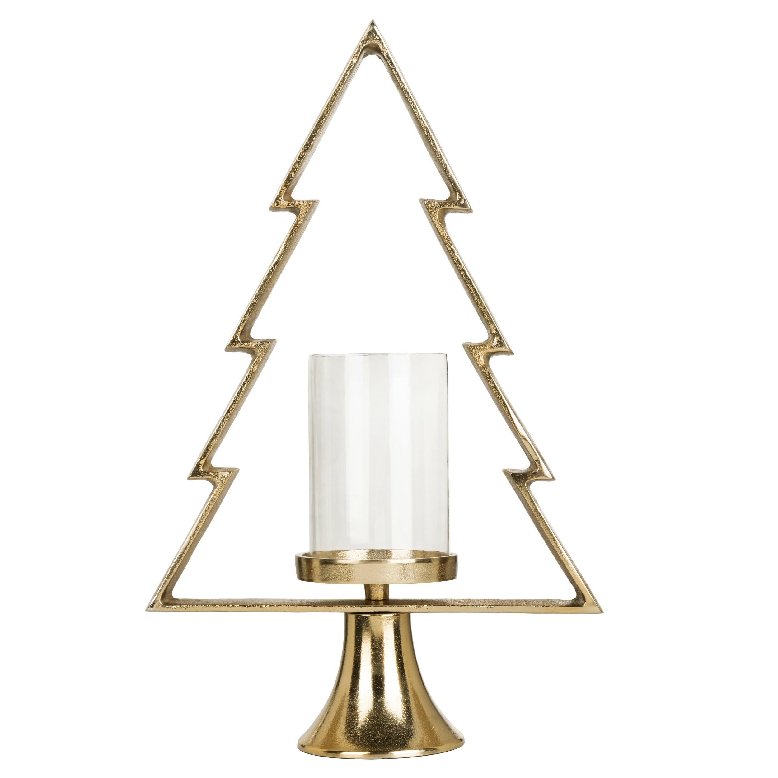 EGLO LIVING Deko Baum Mukayle, Tannenbaum mit Kerzenhalter