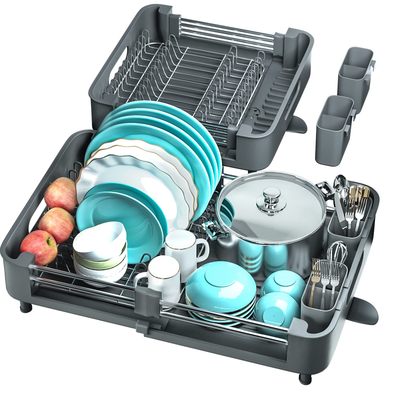 Buy Dish Rack for Kitchen Counter, Genteen Expandable Dish Drying Rack