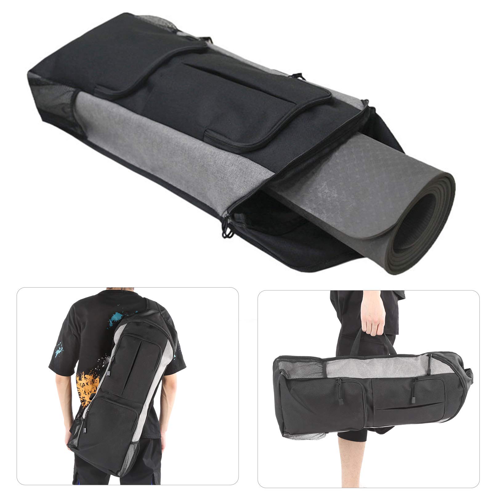 RiToEasysports Yogatas, donkere en grijze multifunctionele extra grote
