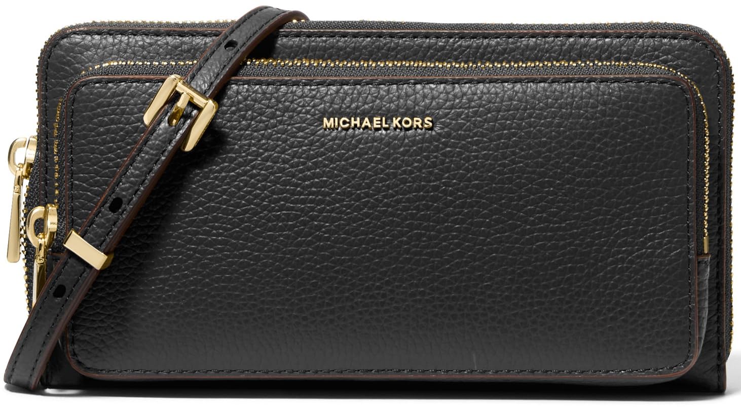 Michael Kors LG CONTINENTAL XBODY BLACK