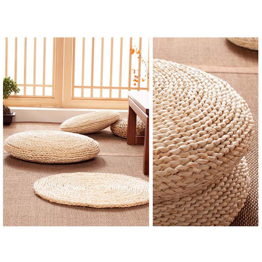 Futon Paille Coussin De Sol Coussin Rond Pouf Rotin Faite à La Main