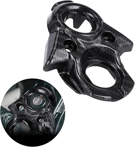 JFG RACING Sur Ron - Cubierta de interruptor de encendido con patrón de fibra de carbono, cubierta de interruptor de arranque Sur Ron, cubierta de