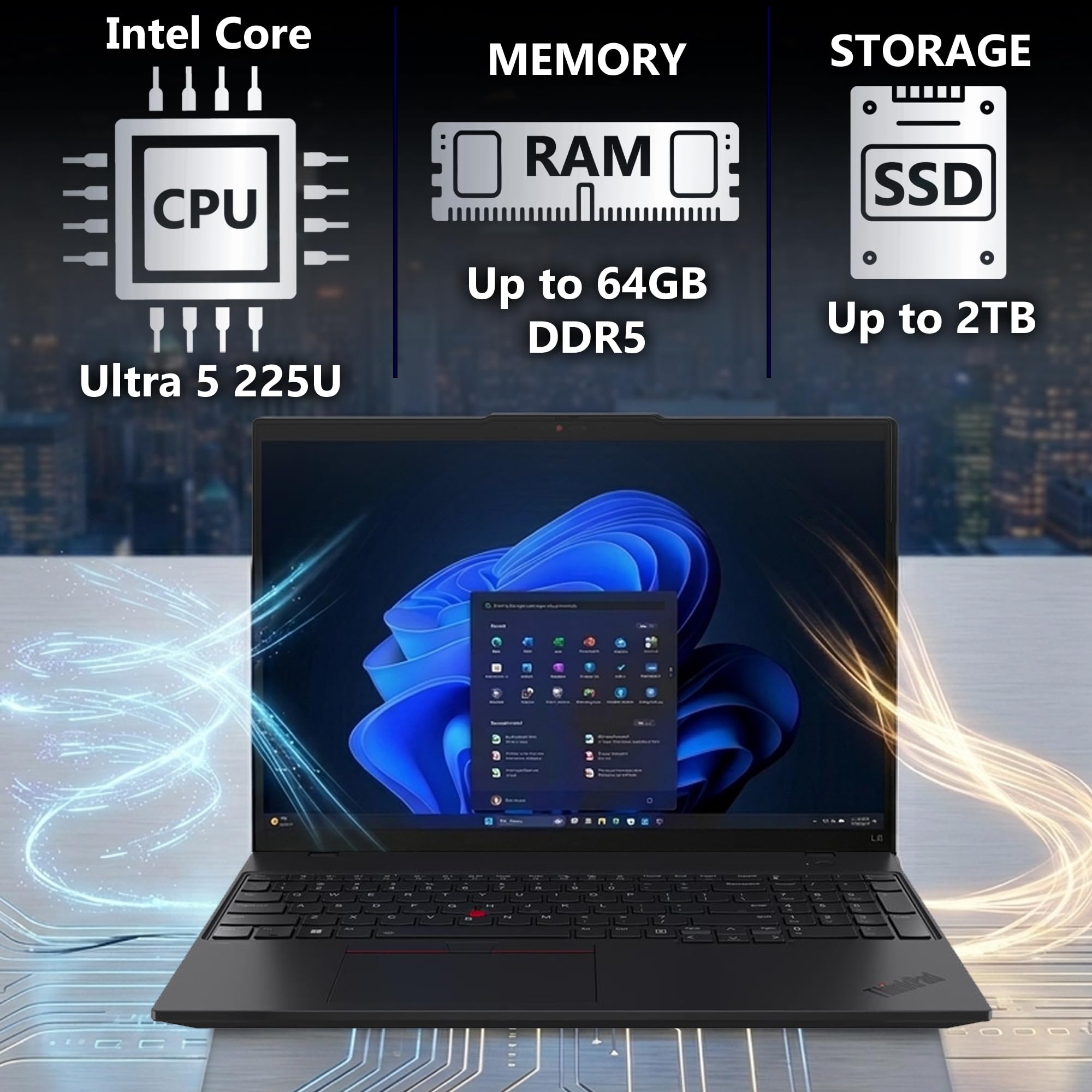 Lenovo ThinkBook 16 G6 Business Laptop, 16