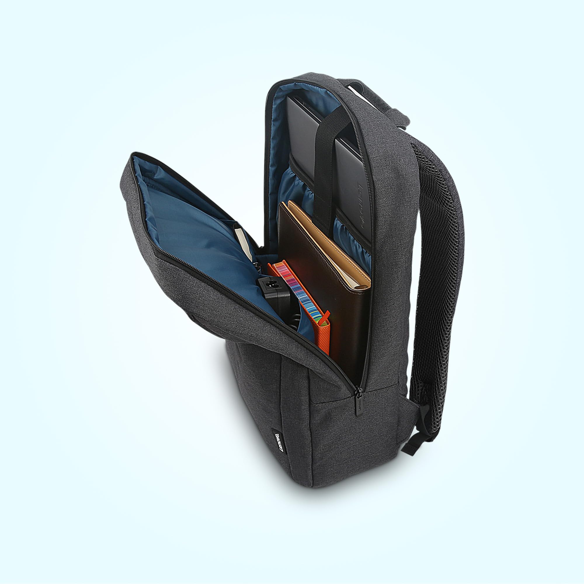 Lenovo Zaino Casual B210 per laptop da 15,6" - Design moderno, Tessuto idrorepellente, Scomparto laptop, Tasche organizzate