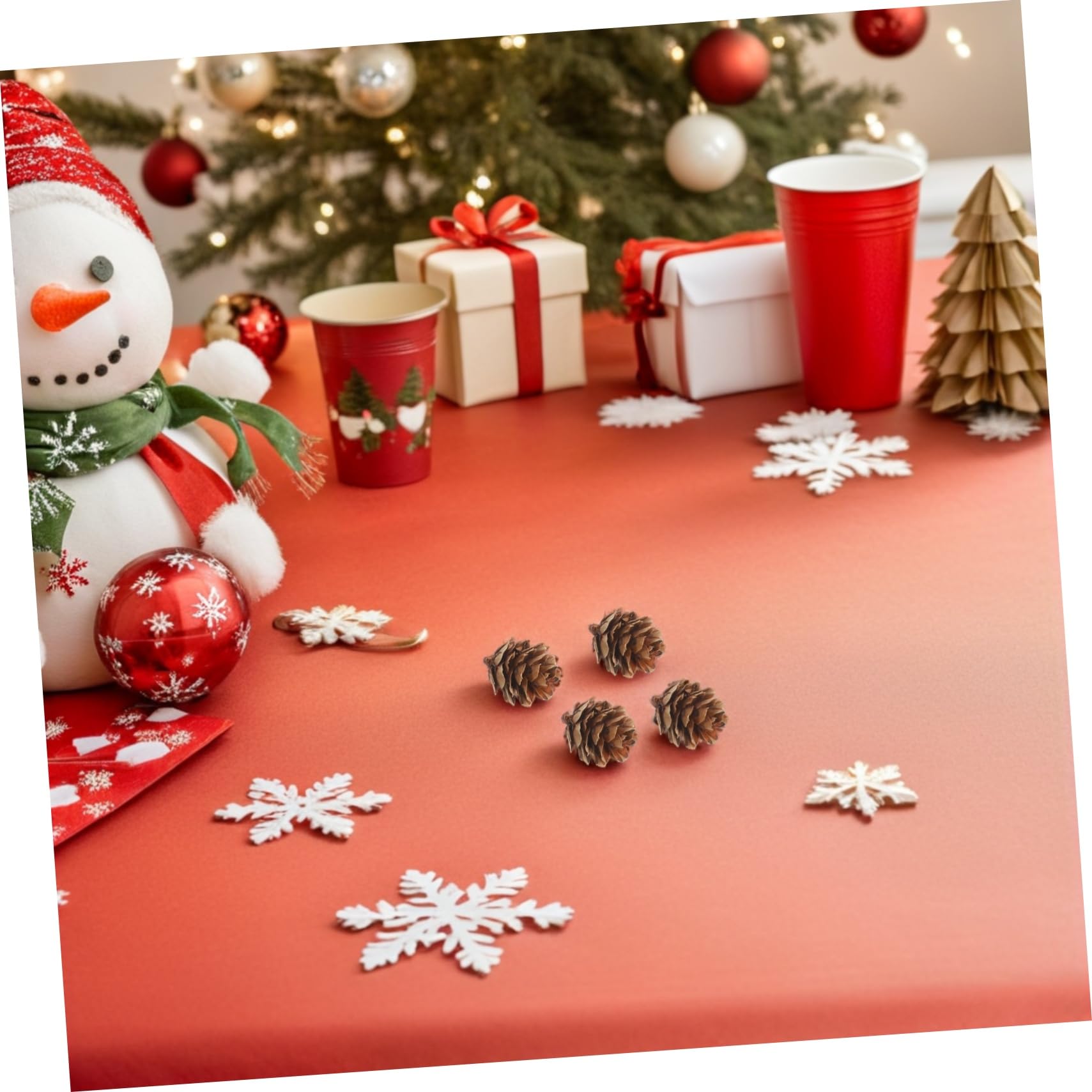 MAGICLULU Decoraciones de Piñas Naturales de Pino para Guirnaldas de Navidad Adornos de Árbol de Mesa Manualidades de Bricolaje Hogar