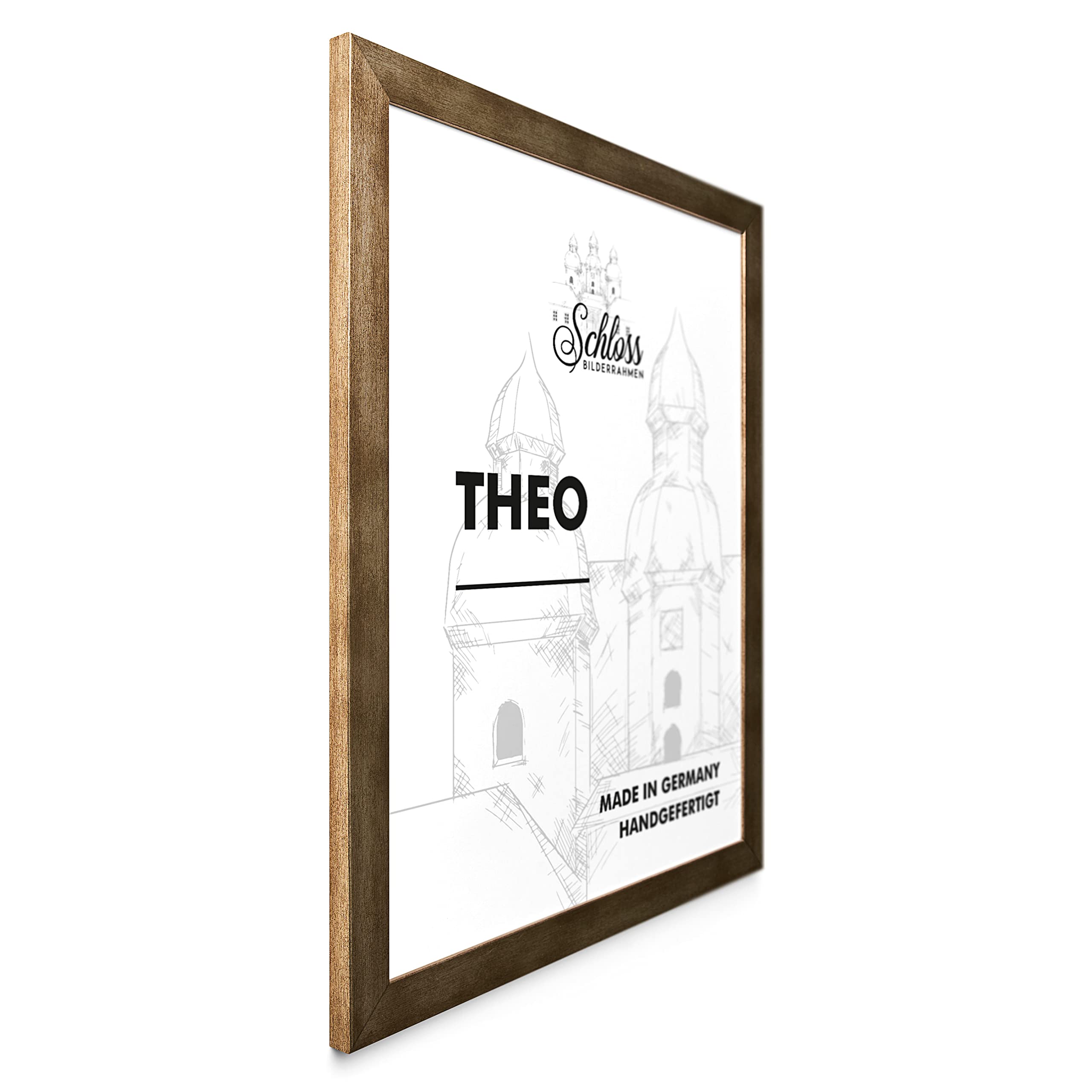 Theo 50 x 70 cm, dekoracja metalowa vintage