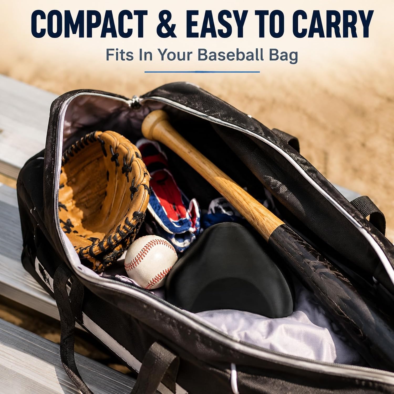 Baseball Glove Shaping Tool, Pocket Former for 11"-13" Baseball Mitts | One-Piece Durable Build For Glove Break-In, Shape Holding & Pocket Forming. Keeps Form In Storage, Off-Season, Practice