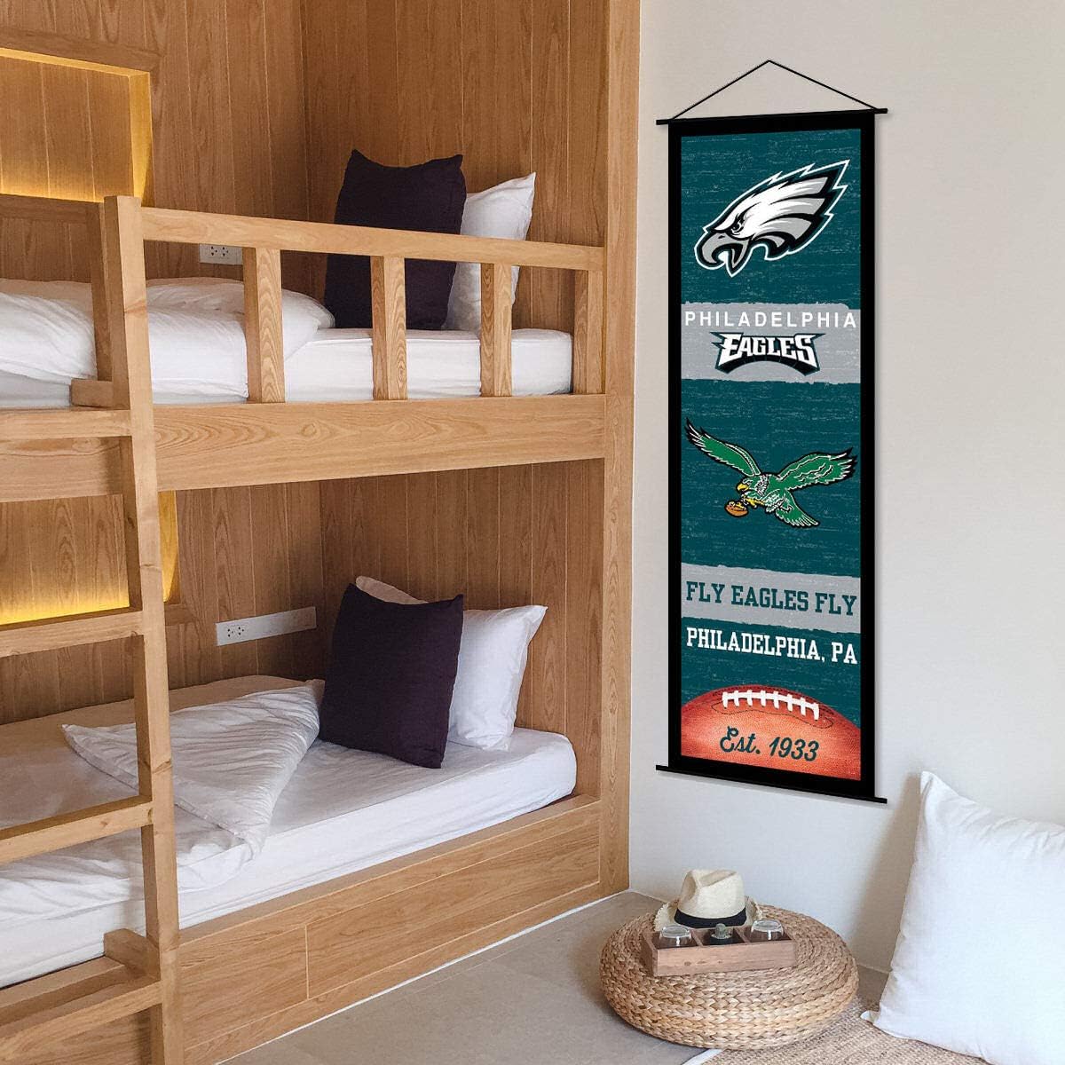Philadelphia Eagles Banner and Scroll Sign