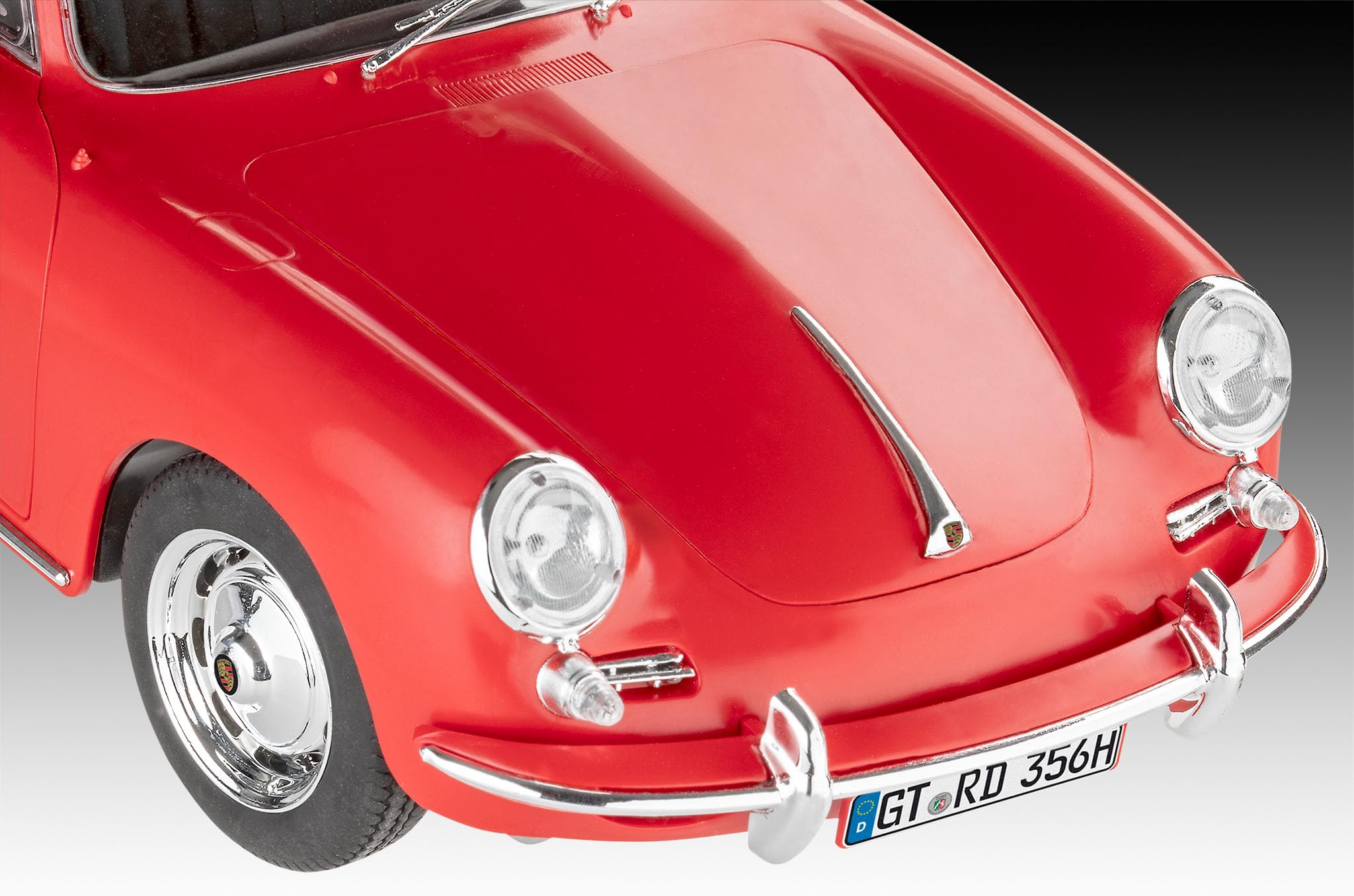 Revell Modellbausatz Porsche 356 Coupé I Maßstab 1:16 I Detailgetreue Nachbildung I Für Modellbauer und Autoliebhaber