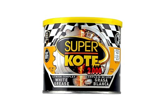 Litio Complex Grease SUPERKOTE 2000 - Grasa lubricante blanca Superkote 2000 multiusos, complejo de litio, lubricante, EP, alta temperatura,