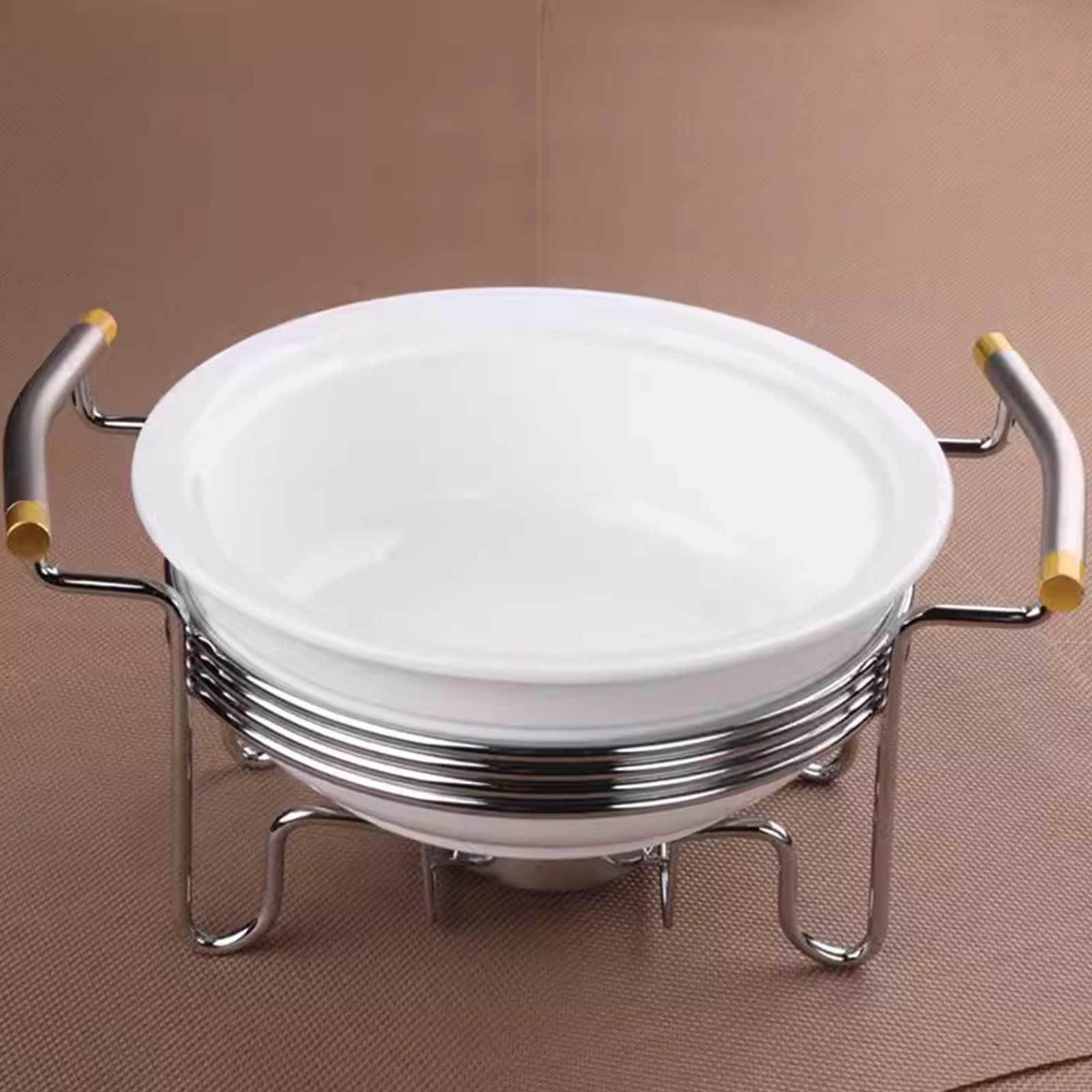 Ceramiczne naczynie do podgrzewania potraw, naczynie do zapiekania w formie bufetu, z metalową kratką, zestaw do podgrzewania potraw na bufet, wesela, imprezy, bankiety, catering,