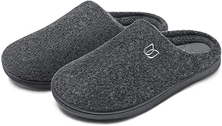 WateLves Sapatilhas de casa homem inverno chinelos de feltro chinelos antiderrapantes quentes chinelos de casa