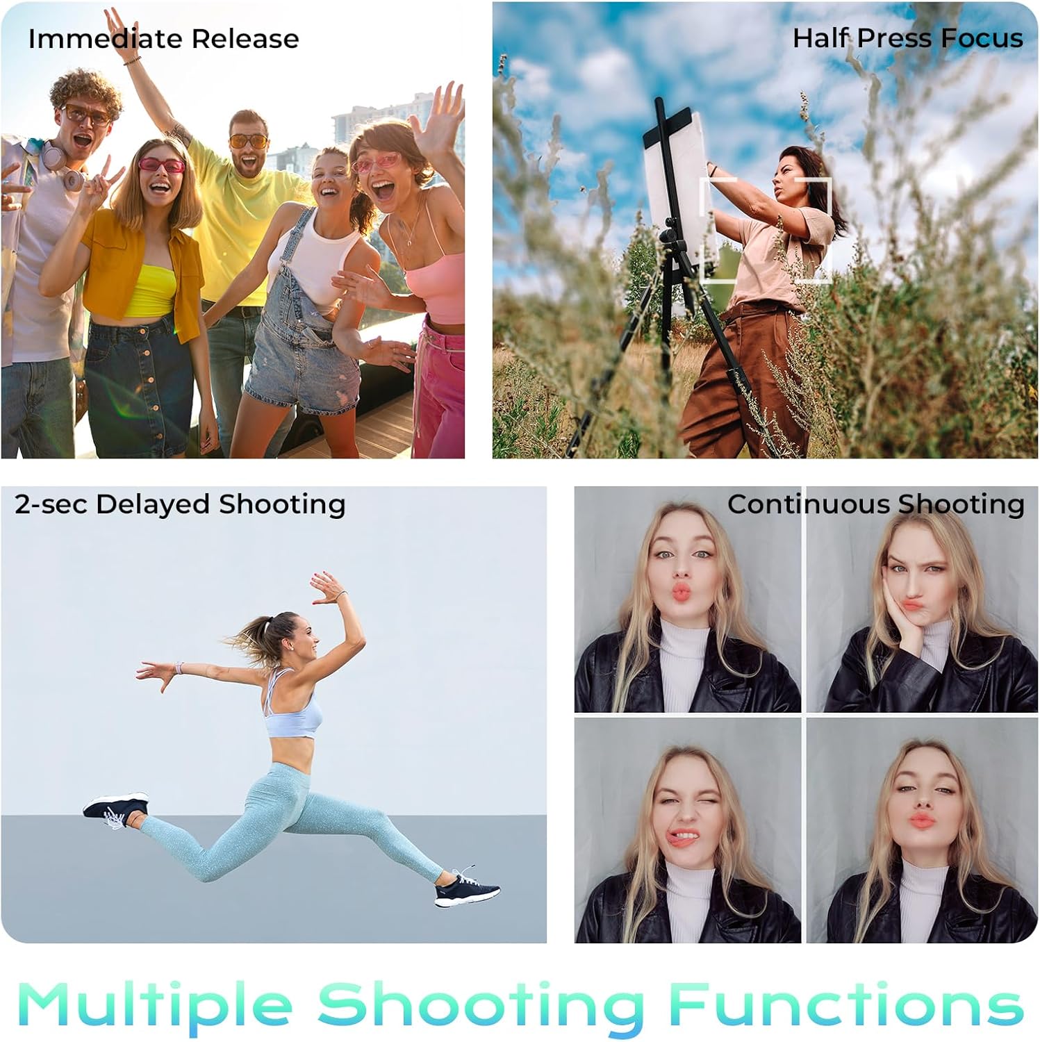 Upgrade for Panasonic Rechargeable Wireless Camera Remote Control,AODELAN Shutter Release Compatiable with S5II, GH6, S5, BGH1, GH5 II, BS1H, S5IIX, G9 II, GH7, G97, S1RII, S1IIE, S1II