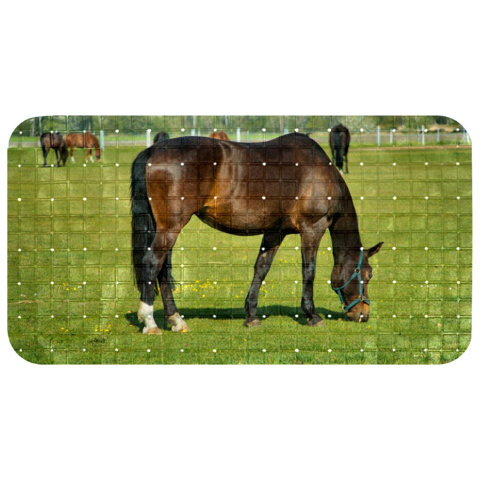 Alfombrillas de ducha Bennigiry lavables a máquina de 37x68 cm para suelo de baño