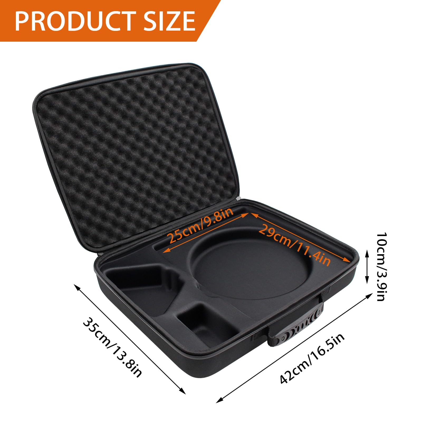 Boîte de Rangement Portable pour Starlink Mini-Kit, Boîte Rigide Étanche avec Compartiments Intégrés - Adaptée pour Les Campings-Car, Le Camping en Plein Air et Les Voyages