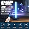 Ozone UV Light, UV Light Sanitizer with Remote Control, 3 Gear Timer UV Disinfection Light, UVC Light Sterilizer, Timer Automatic Ultraviolet Light Sanitizer for Home, Office, School (72, Watts) [Energy Class A]
