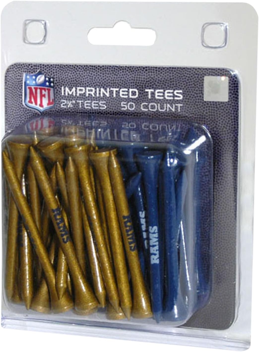 Team Golf NFL New York Giants Pack of 50 Golf Tees 2-3/4" Golf Tees, 50 Pack, Regulation Size, Multi Team Colors