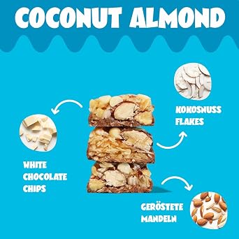 ahead Nut Bar Mixed Box Cereal Bar without Added Sugar with 3 Varieties 12 x 35 g Only 1.7 g Sugar per Gluten-Free Bar