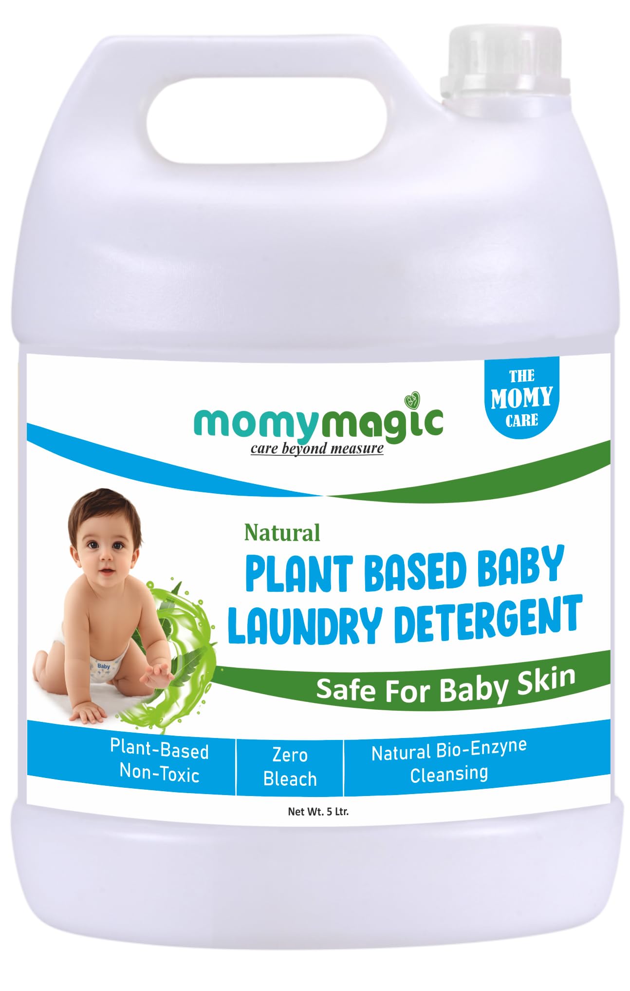 Plant Enriched Baby Liquid Detergent 5 ltr | with Neem & Coconut Cleansers | No Phosphates, Sulphates, Parabens, Phthalates & Dyes | pH Balanced | IFRA Allergen-Free Fragrance.-image-20
