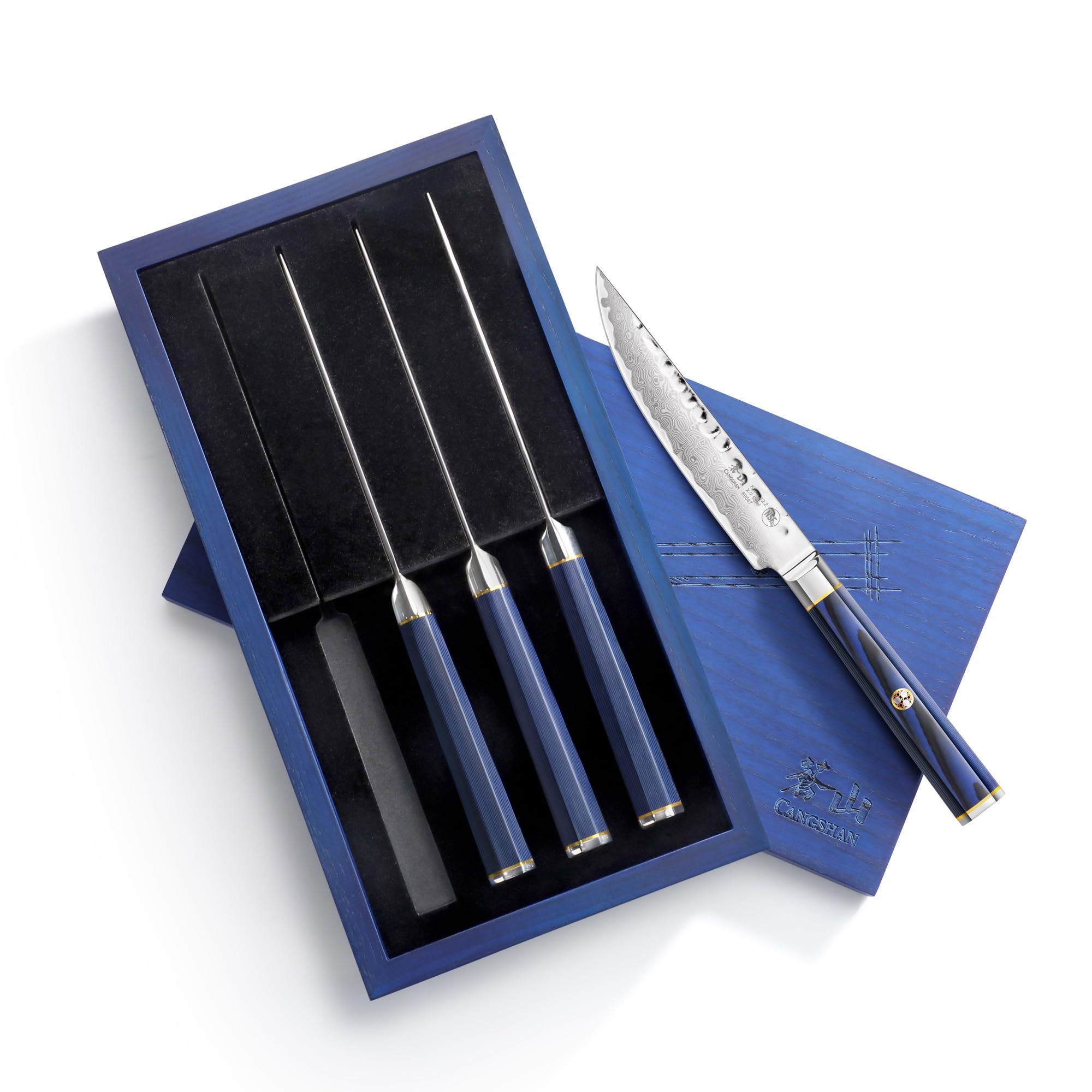 Amazon.com: Cangshan KITA Series 4-Piece Fine Edge Steak Knife Set