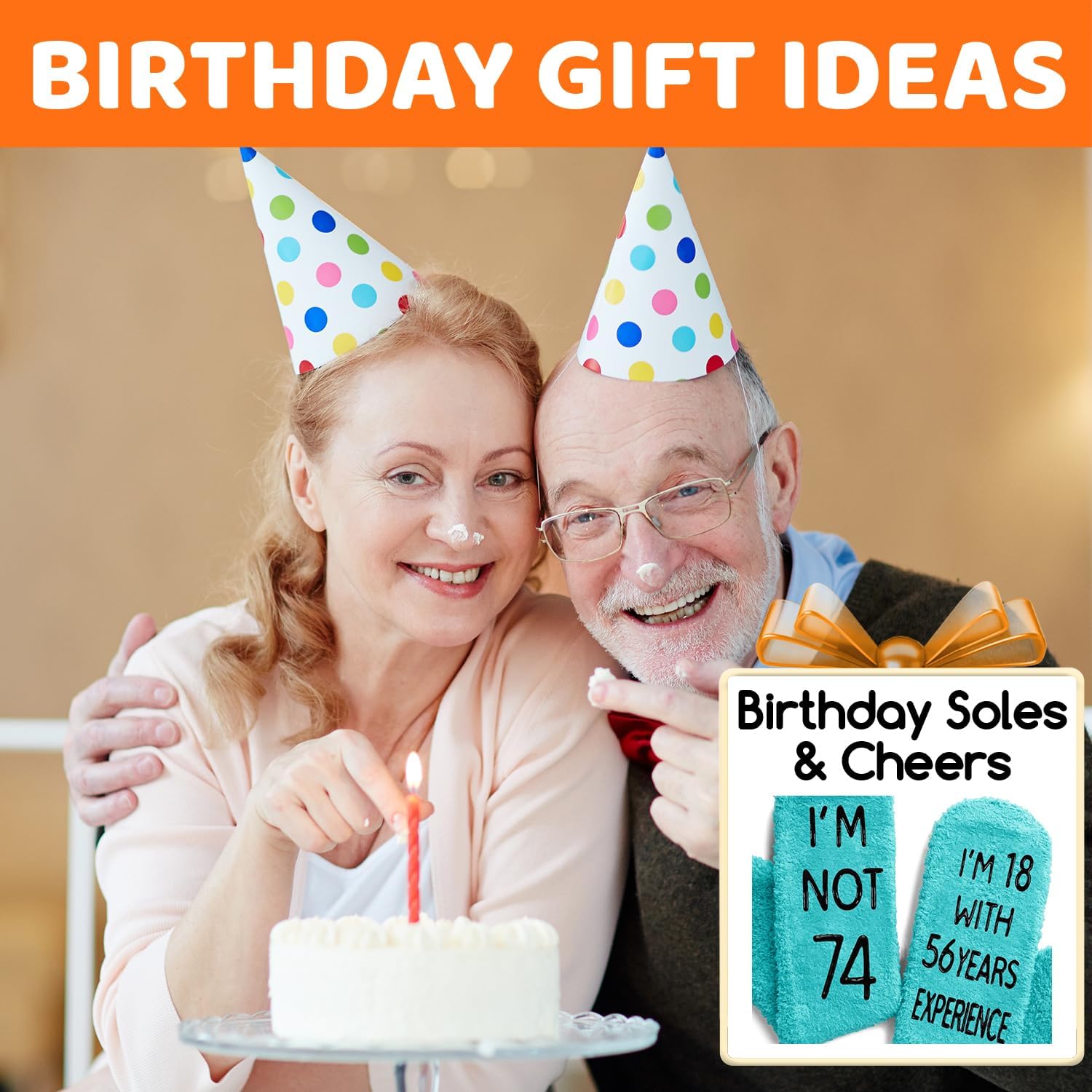 HAPPYPOP Birthday Gifts Ideas for Women - Socks for 71st 75th Year Olds, Best Birthday Socks - Image 3