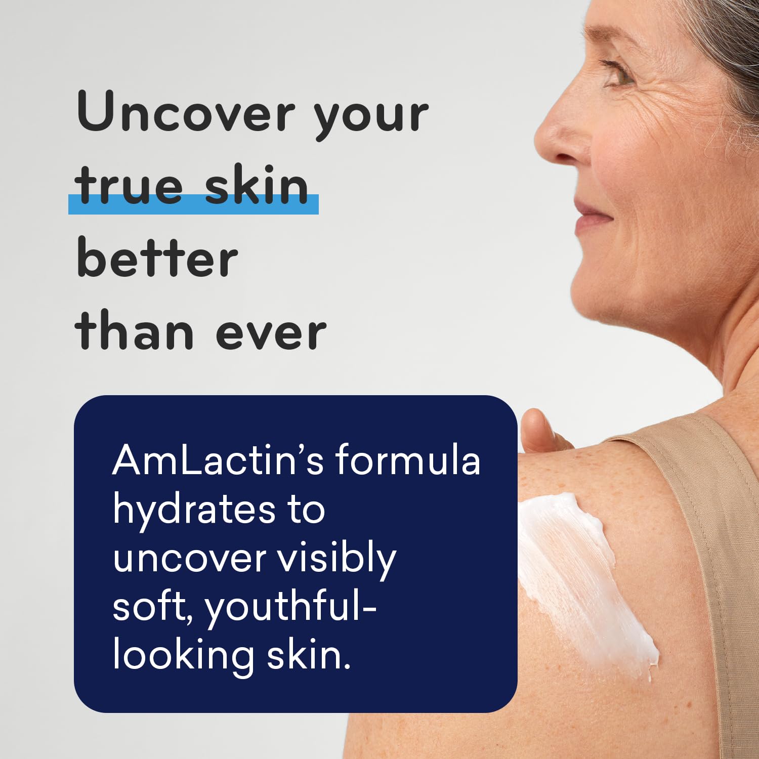 AmLactin Rapid Relief Restoring Body Cream, 12 oz Tub - Image 3