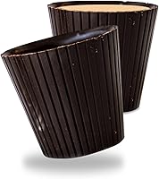 Vista 1 de Lang's Chocolates Vasos de chupito de chocolate negro - Chocolate Kosher sin lácteos - Taza de postre sin gluten - Grandes vasos de chupito