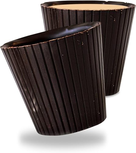 Miniatura 8 de Lang's Chocolates Vasos de chupito de chocolate con leche - Chocolate Kosher - Taza de postre sin gluten - Grandes vasos de chupito de caramelo para