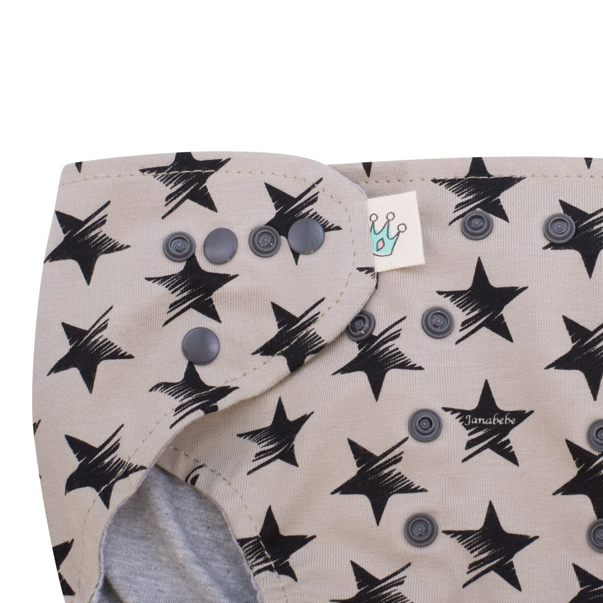 JYOKO Kids Pack de pañal de Tela impermeabilizado Ecológico Reutilizable + Compresas absorbentes y Bolsita Impermeable (Dark Sky)