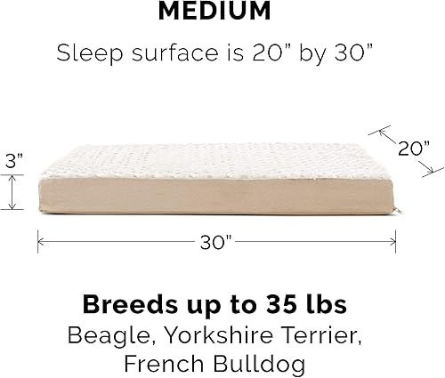 Miniatura 2 de Furhaven Cama de gel refrescante para perros pequeñosmedianos de hasta 35 libras con funda extraíble y lavable, colchón de gamuza y piel sintética