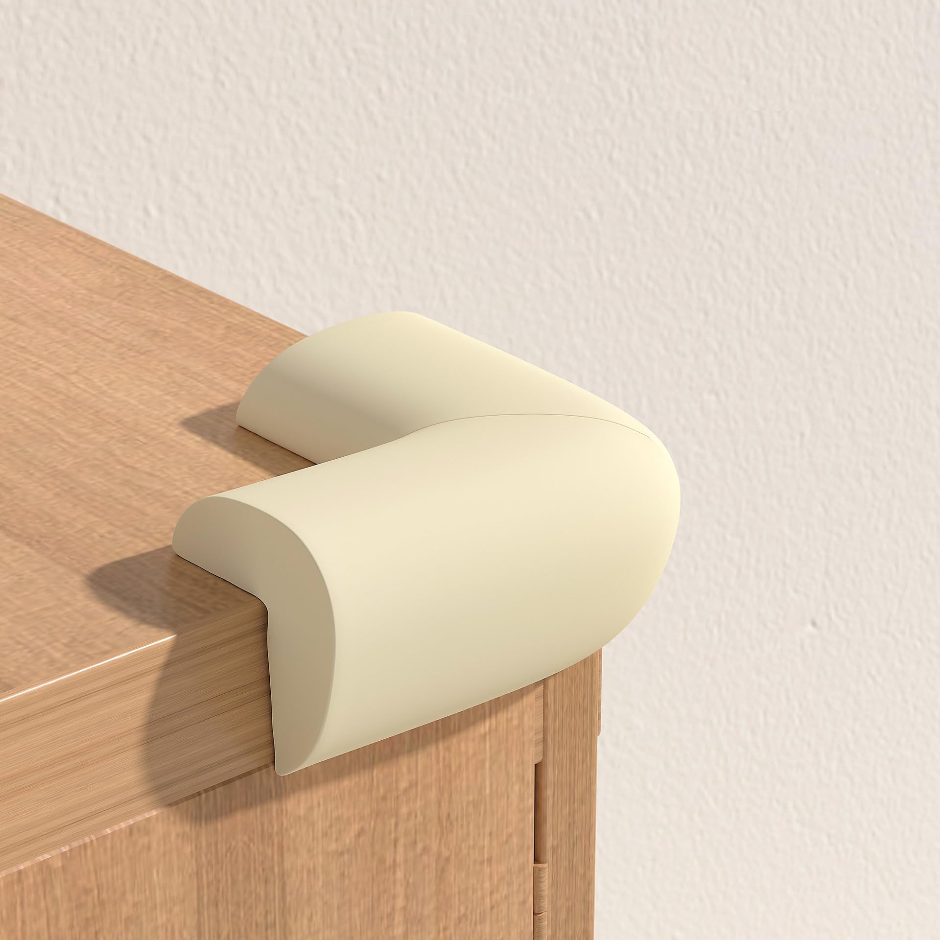 Eckenschutz Baby,Eckenschutz Kantenschutz Verdickter,Tischkantenschutz Ecken,Eckschutzkanten Baby,Tischeckenschutz Kinder 10 Stück (10, beige)