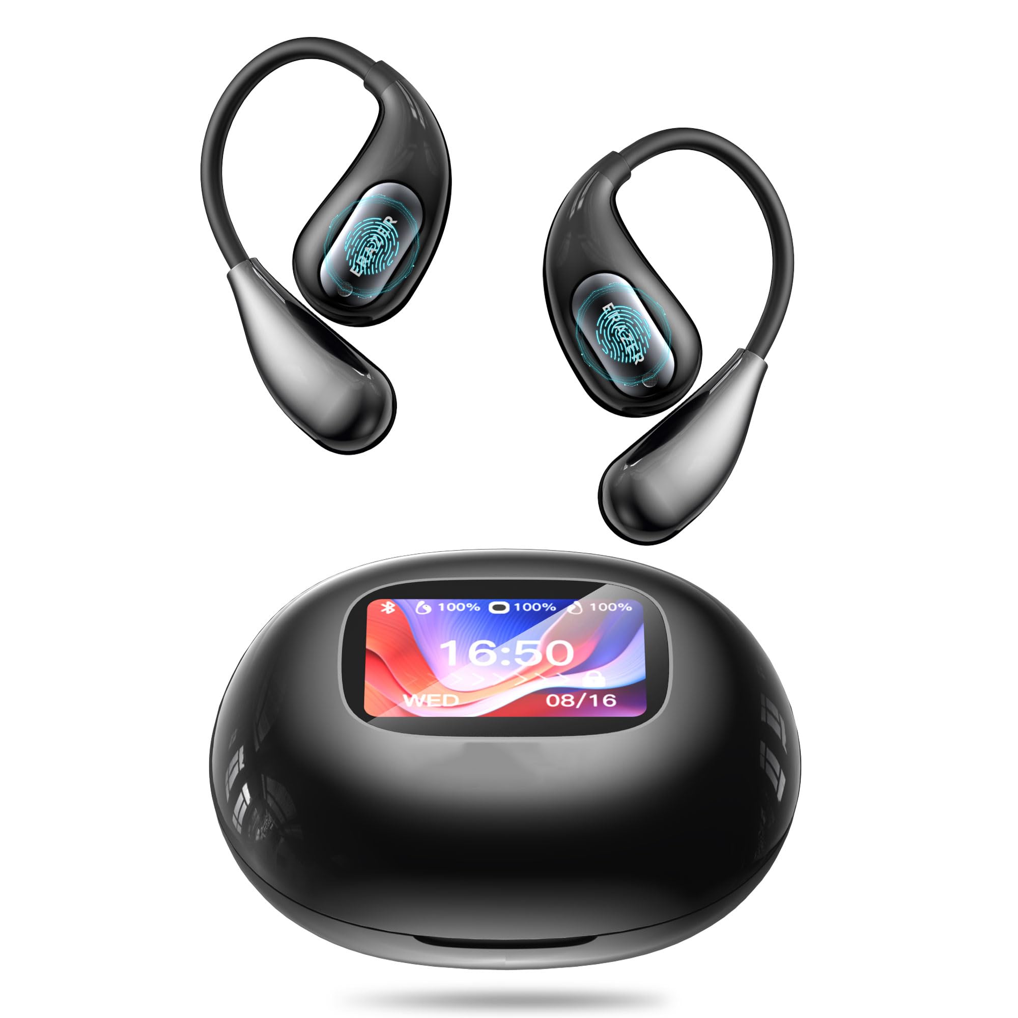 Auriculares Traductores AI EarJoy XF23 - 135 Idiomas, Pantalla Táctil, 60H Autonomía, Bluetooth 5.4, Para Viajes Y Aprendizaje