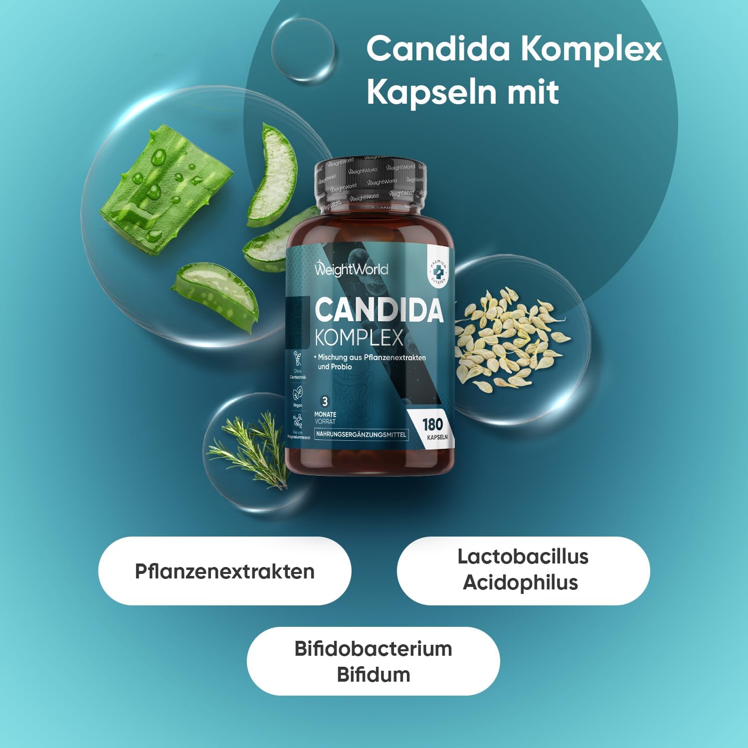 WeightWorld Candida Komplex - 180 vegane Kapseln - India | Ubuy
