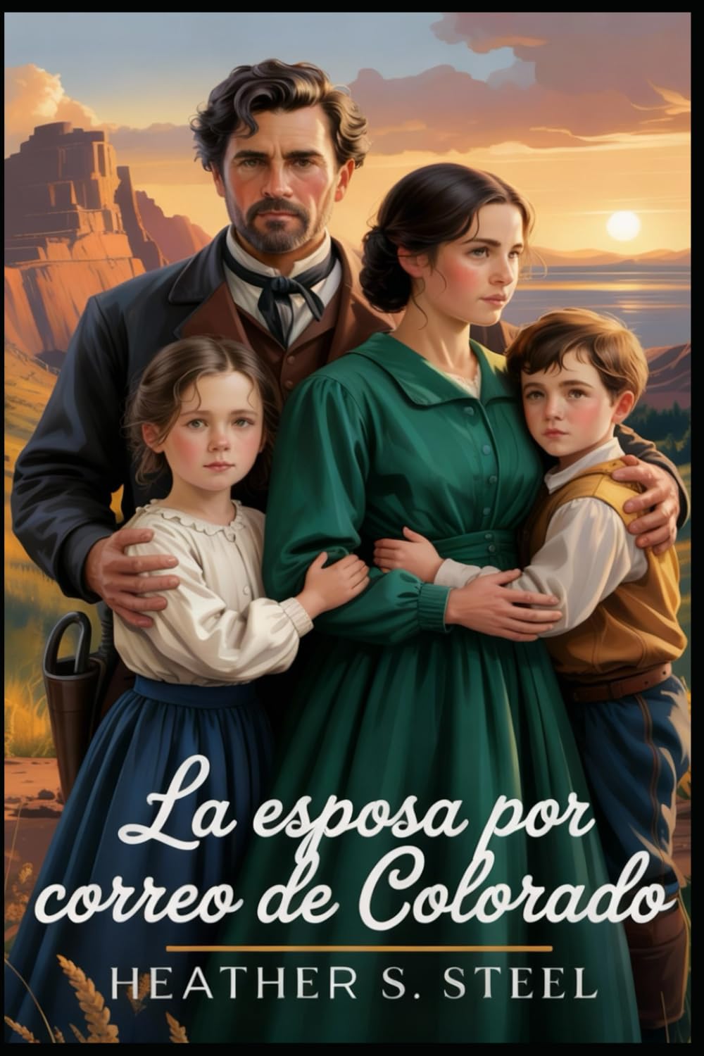 La esposa por correo de Colorado: Una novela romántica histórica del oeste limpia