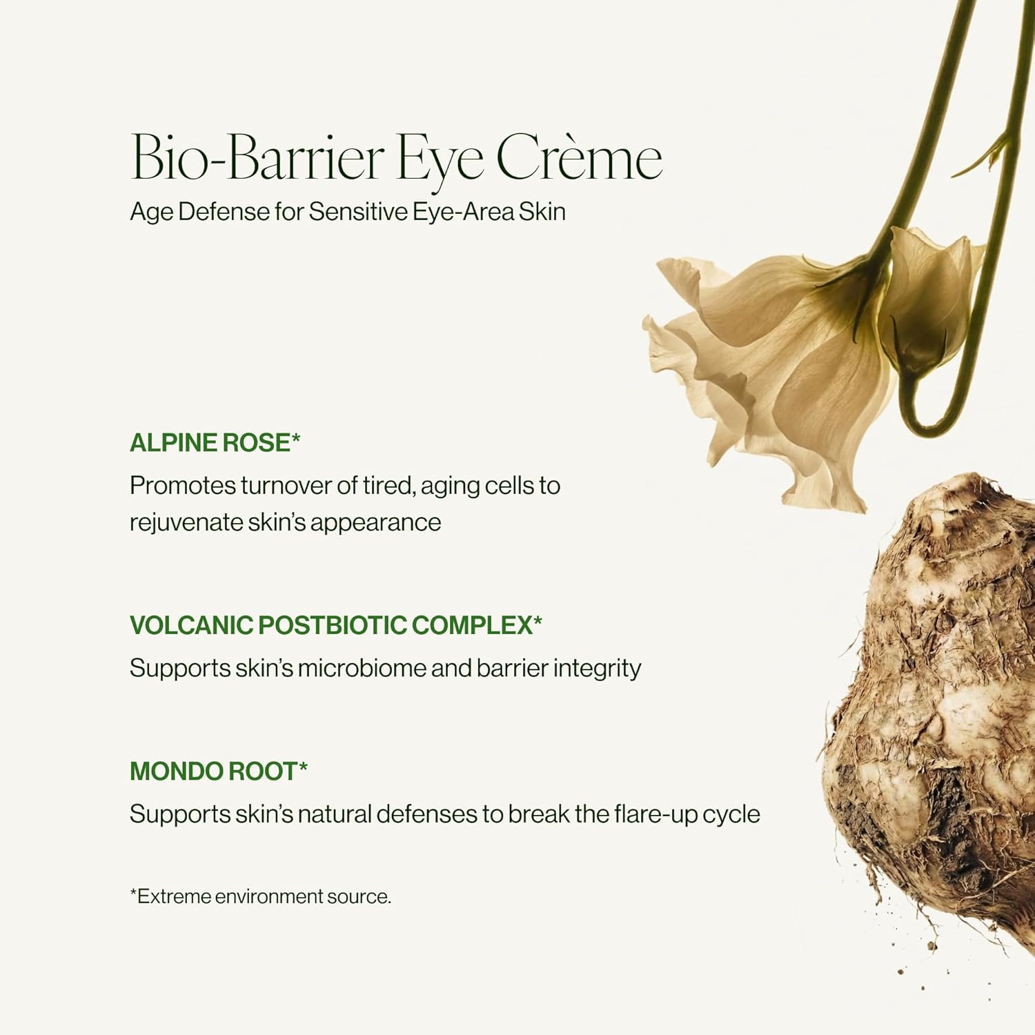 Tata Harper Superkind Bio-Barrier Eye Crème, Anti-Aging Eye Cream for Sensitive Skin, Hypoallergenic Skincare, Fragrance Free Skincare, Natural Skincare, Dermatologist Tested, Vegan, 15ml