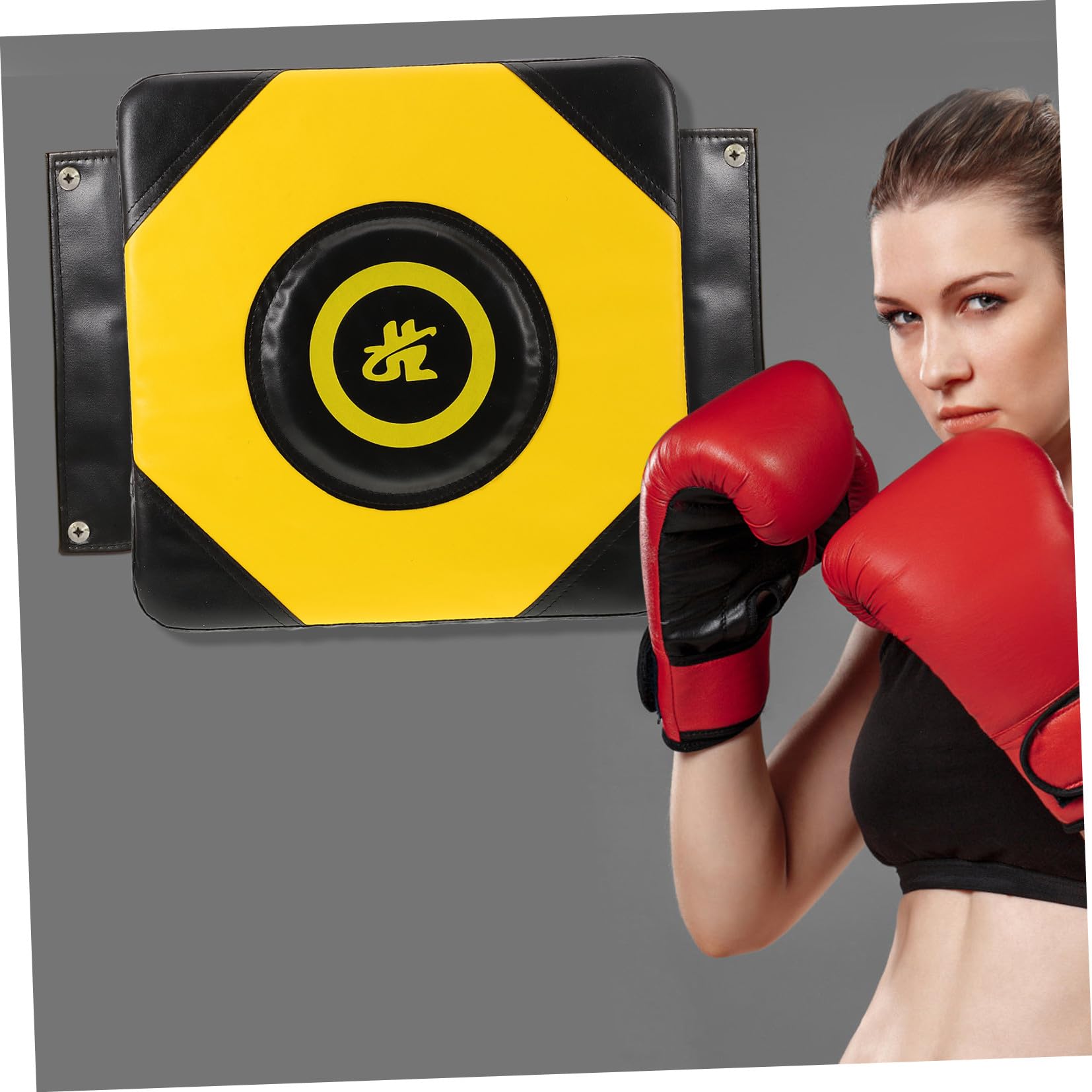 Hemobllo Boxe Murale de Boxe Fixe Mur pour Entraînement de Kicks de Frappe Murale Équipement Entraînement