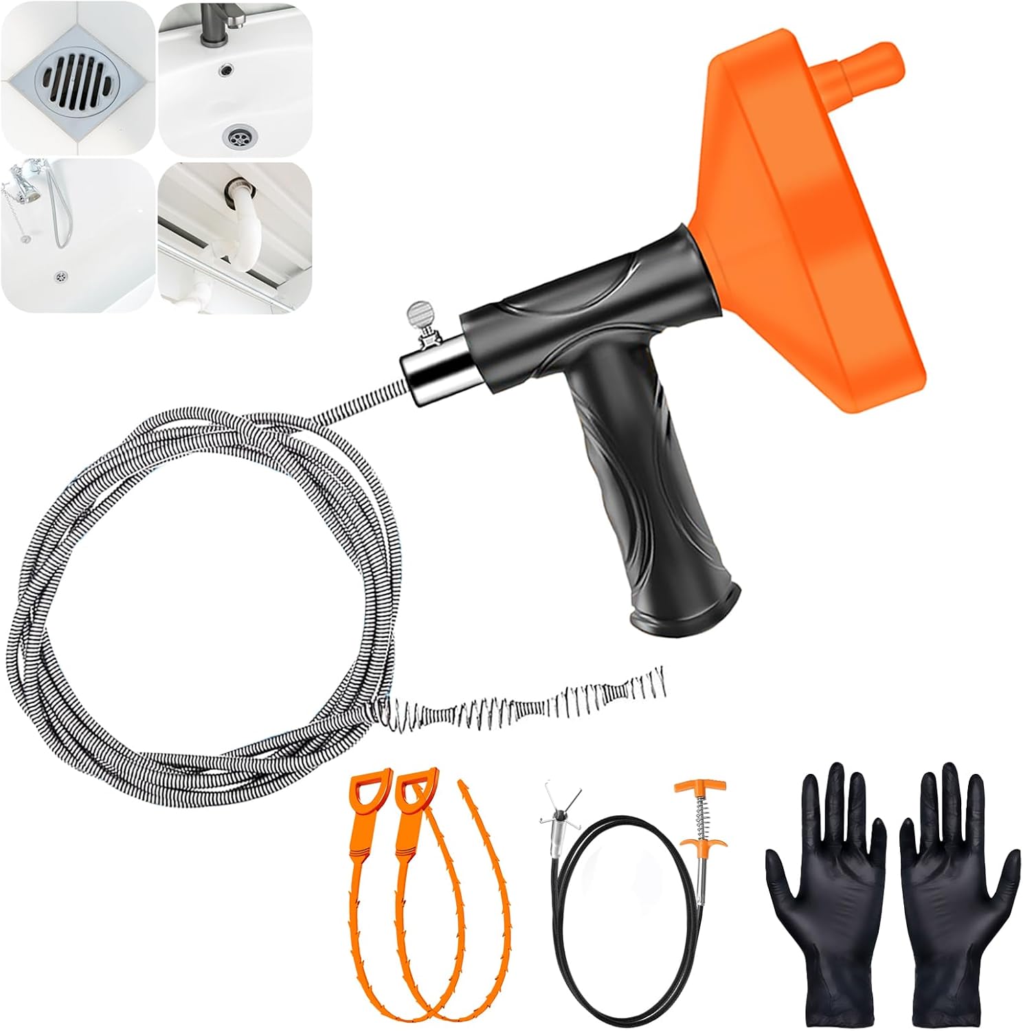 33 Feet Drain Snake Auger product image